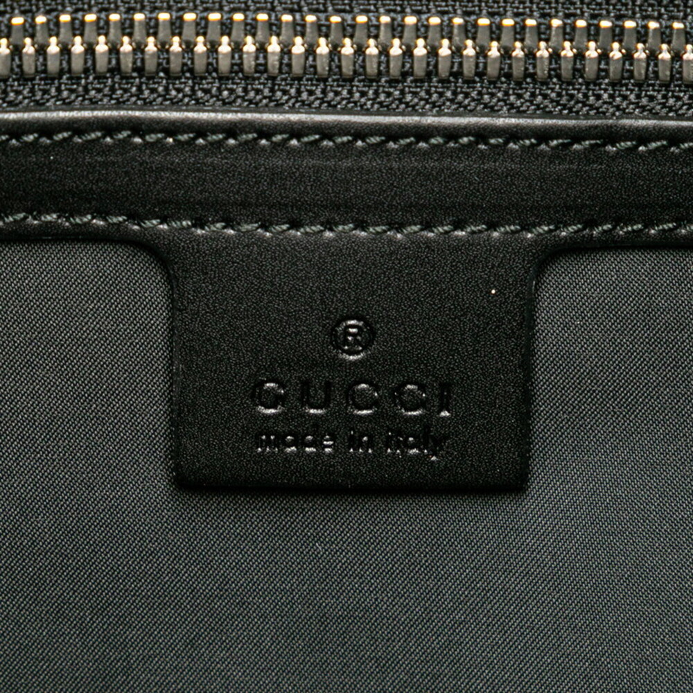 GUCCI Authentic Black Leather Backpack - Picture 8 of 9